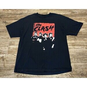 Vintage The Clash T Shirt XL Wall Of Fame 2004 Made In USA London Punk Rock Band